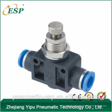 China Pneumatische Einheit gerade Geschwindigkeit Controller Kunststoff-Fittings